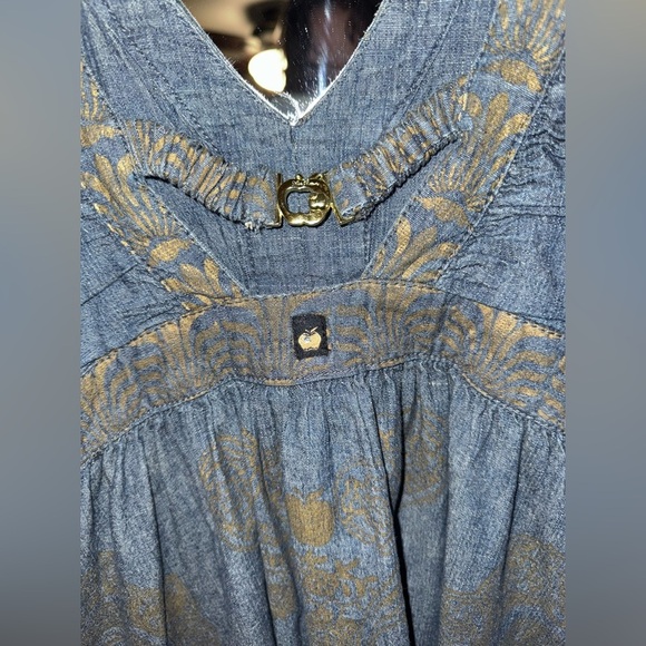 Apple bottom denim mini dress - Picture 3 of 5